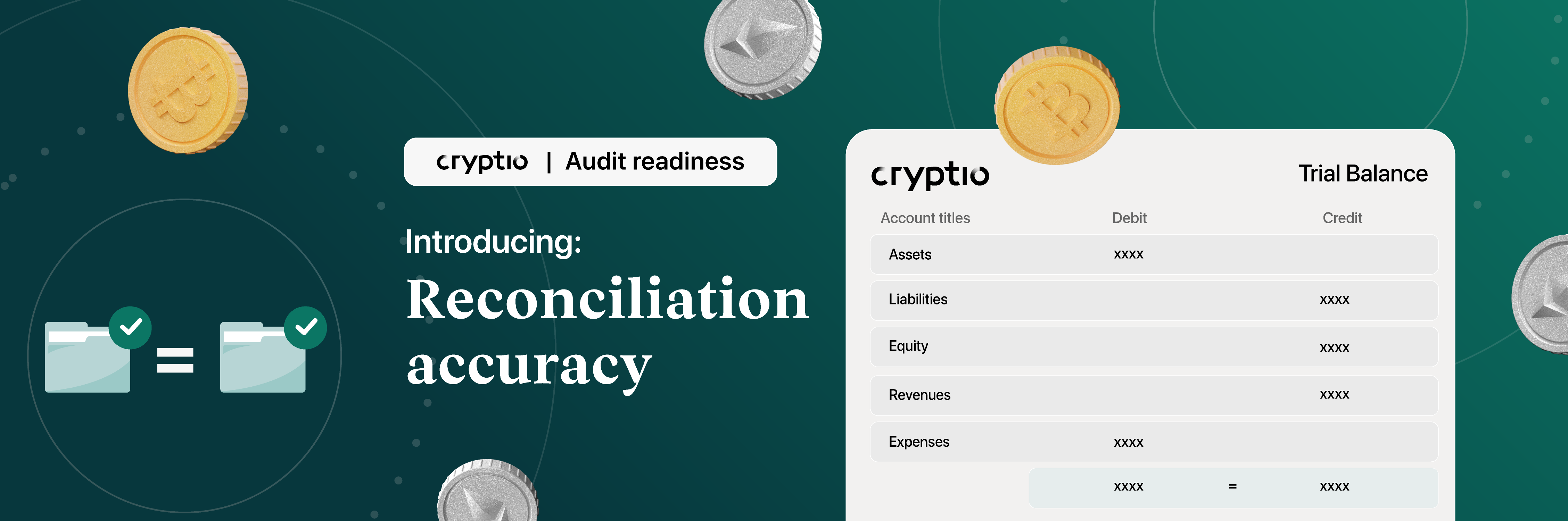 Crypto reconciliation controls: Ensure accurate general ledger entries