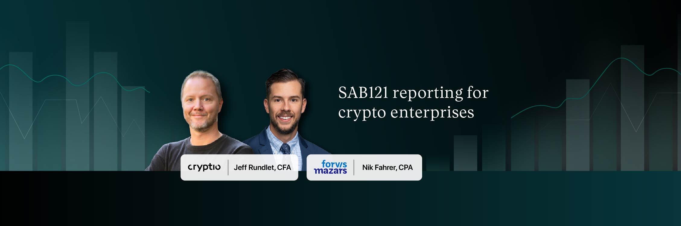 Cryptio in conversation with Forvis Mazars: SAB121 reporting for crypto  enterprises